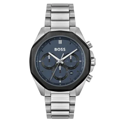 Hugo Boss Cloud Heren Horloge Blue Dial Men's Watch